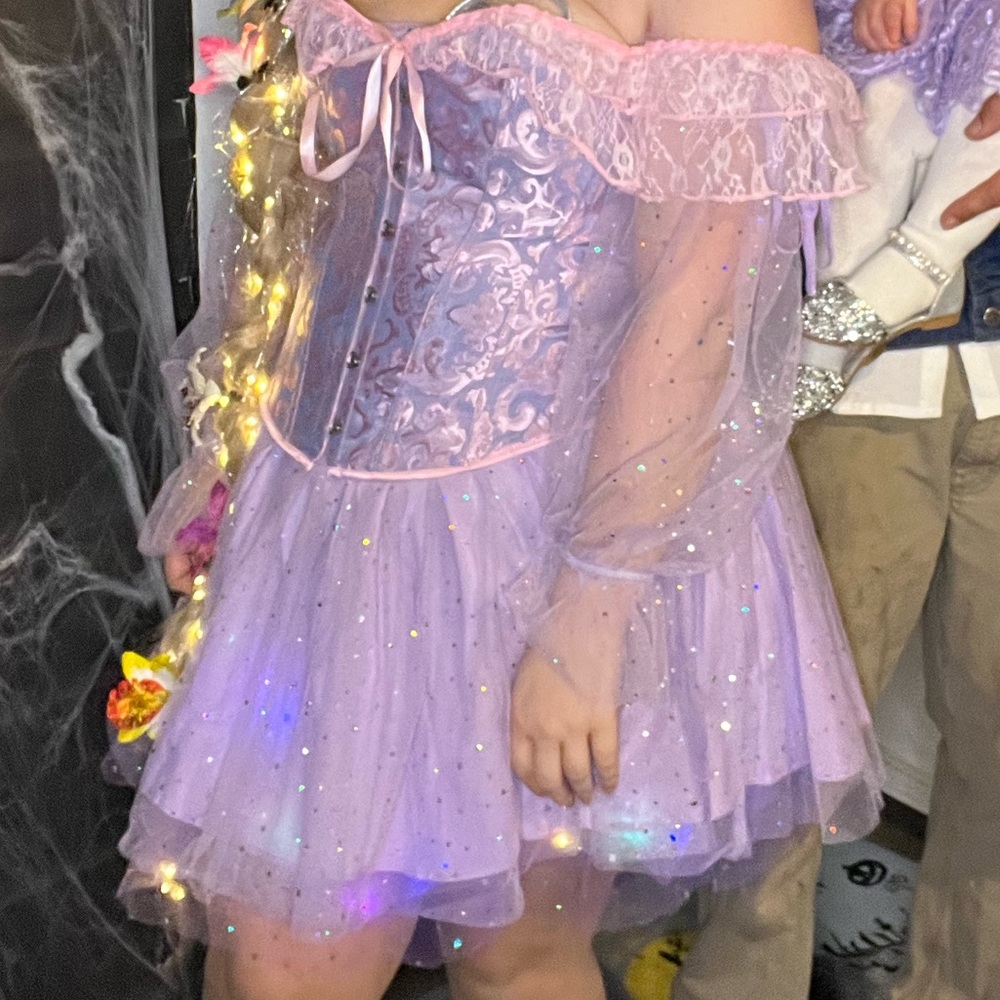 Rupunzel lavender Corset and Dress